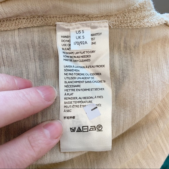 Free People Spring Bound Crochet Tee Small - Picture 13 of 14